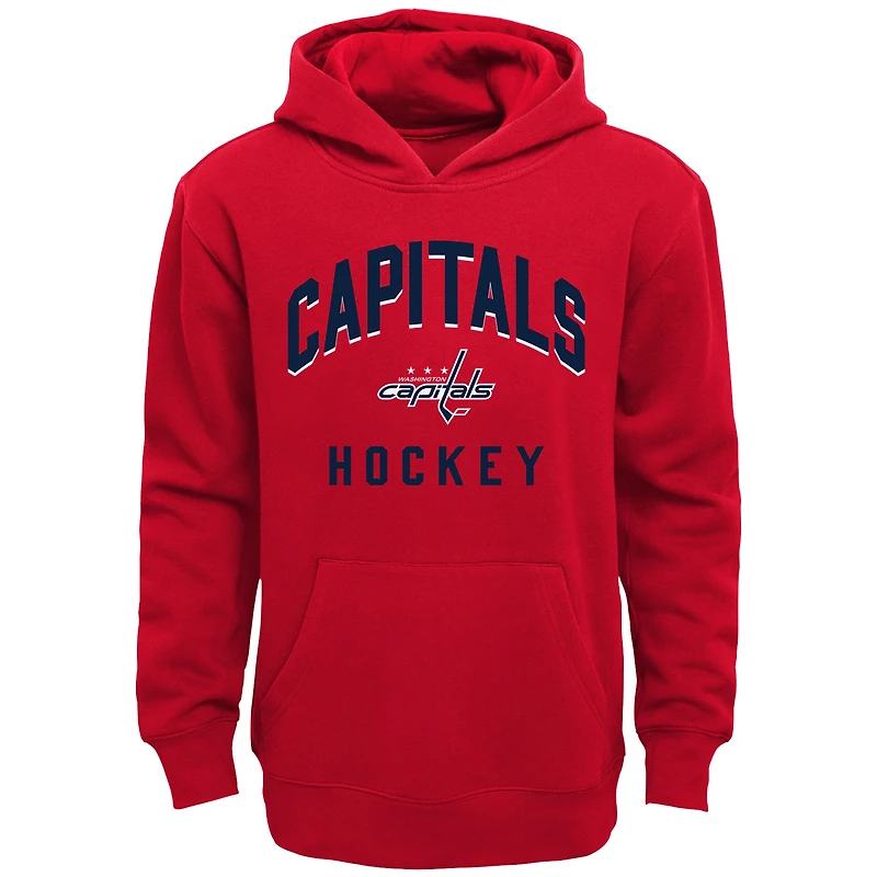 Toddler Red/Heather Gray Washington Capitals Play by Pullover Hoodie & Pants Set