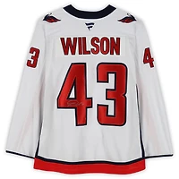 Tom Wilson Washington Capitals Autographed White Fanatics Premium Jersey