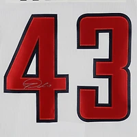 Maillot premium blanc dédicacé par Tom Wilson des Capitals de Washington
