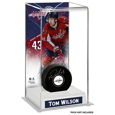 Tom Wilson Washington Capitals Deluxe Grand étui pour rondelle de hockey