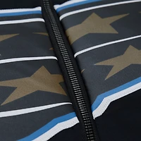 Unisex Mitchell & Ness Alexander Ovechkin Black Washington Capitals Maxxed Out Full-Zip Satin Jacket