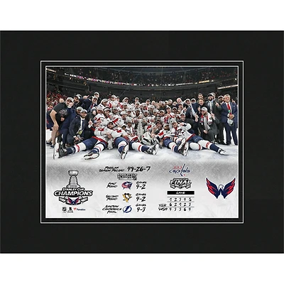 Washington Capitals 2018 Stanley Cup Champions 8" x 10" Matted Photo