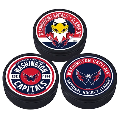 Capitals de Washington - Paquet de 3 rondelles
