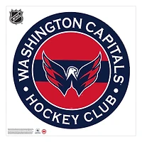 Washington Capitals - 36'' x 36'' Team Repositional Stripe Design Vinyl Wall Decal