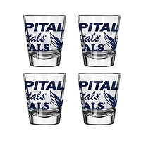 Washington Capitals 4-Pack 2oz. Shot Glass Set