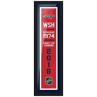 Washington Capitals - 6'' x 22'' Empire Framed Sign