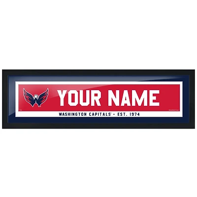 Washington Capitals - 6'' x 22'' Team Personalization Picture Frame