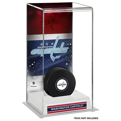 Grand étui de luxe pour rondelle de hockey des Capitals de Washington
