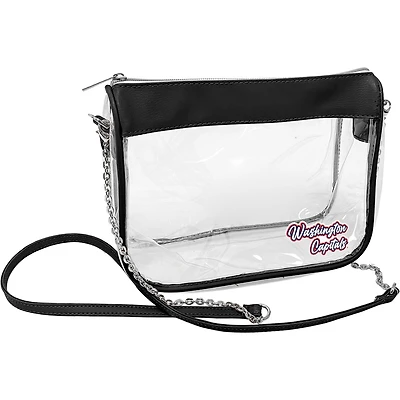 Sac à bandoulière transparent pour stade Hype des Capitals de Washington
