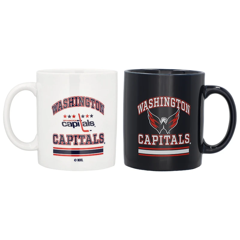 Washington Capitals Two-Pack 15oz. Color Mug Set