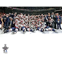 Photo non signée de l'équipe des Capitals Washington célébrant leur victoire à la Coupe Stanley 2018