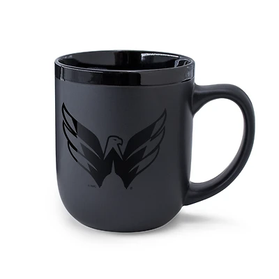 WinCraft Washington Capitals 17oz. Tasse en céramique ton sur ton noire