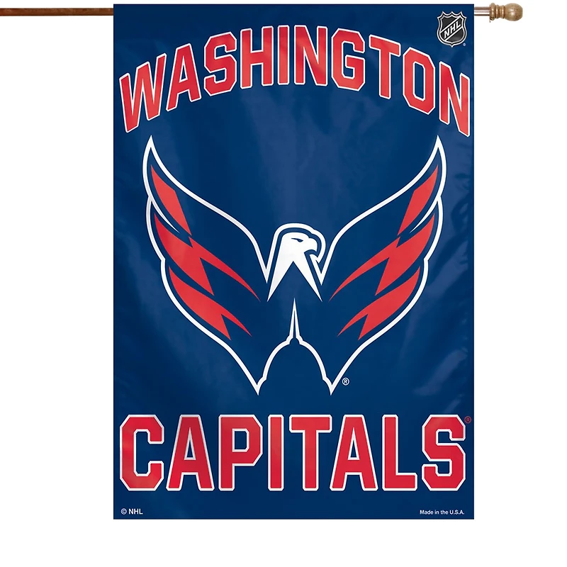 WinCraft Washington Capitals 28 "x 40" Bannière verticale simple face avec logo principal