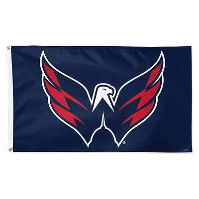 WinCraft Washington Capitals 3' x 5' Drapeau simple face avec logo principal