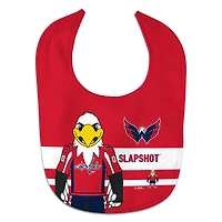 Bavoir bébé WinCraft Washington Capitals All Pro mascotte