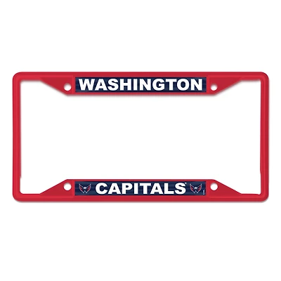 WinCraft Washington Capitals Chrome Colored License Plate Frame