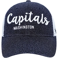 Casquette '47 Navy/White Washington Capitals Encore MVP Trucker Snapback pour femme