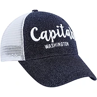 Casquette '47 Navy/White Washington Capitals Encore MVP Trucker Snapback pour femme