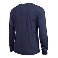 Women's Champion  Navy Washington Capitals 2-Hit Long Sleeve T-Shirt