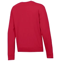 Women's Champion  Red Washington Capitals Wordmark Lockup Powerblend Sweatshirt