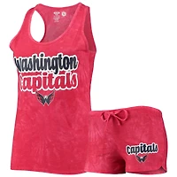 Women's Concepts Sport Red Washington Capitals Billboard Racerback Tank Top & Shorts Set