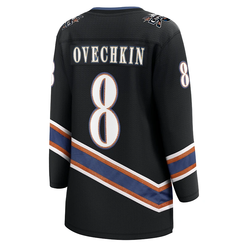 Maillot de joueur Breakaway noir édition spéciale 2.0 Fanatics Alexander Ovechkin des Capitals Washington pour femmes
