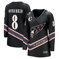 Maillot de joueur Breakaway noir édition spéciale 2.0 Fanatics Alexander Ovechkin des Capitals Washington pour femmes