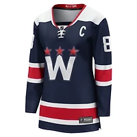 Fanatiques pour femmes de marque Alexander Ovechkin Navy Washington Capitals 2020/21 Alternate - Premier Breakaway Player Jersey