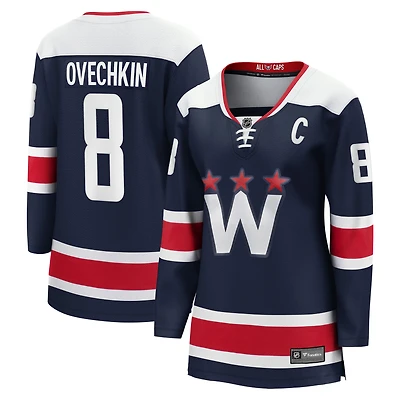 Fanatiques pour femmes de marque Alexander Ovechkin Navy Washington Capitals 2020/21 Alternate - Premier Breakaway Player Jersey