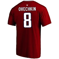 Women's Fanatics Alexander Ovechkin Red Washington Capitals Plus Name & Number Scoop Neck T-Shirt