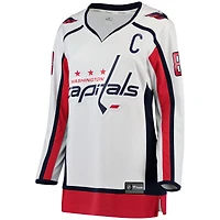 Women's Fanatics Alexander Ovechkin White Washington Capitals Away Breakaway Jersey
