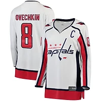 Femmes fanatiques de marque Alexander Ovechkin White Washington Capitals Breakaway - Maillot joueur