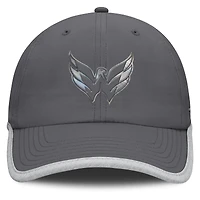 Casquette ajustable réflectrice fondamentale des Capitals de Washington Fanatics pour femmes, couleur charbon
