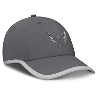 Casquette ajustable réflectrice fondamentale des Capitals de Washington Fanatics pour femmes, couleur charbon