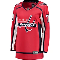 Women's Fanatics Charlie Lindgren Red Washington Capitals Home Breakaway Player Jersey