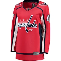 Maillot rouge à domicile des Capitals de Washington, Declan Chisholm, fanatiques féminines