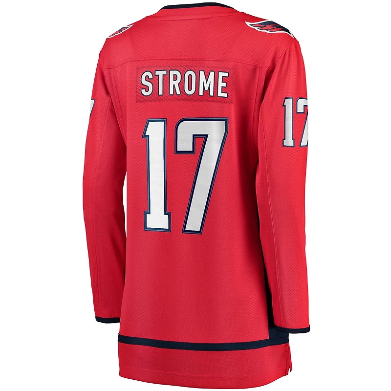 Women's Fanatics Dylan Strome Red Washington Capitals Home Breakaway Player Jersey