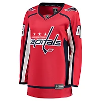 Women's Fanatics Logan Thompson Red Washington Capitals Home  Breakaway Jersey