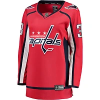 Maillot d'échappée à domicile Fanatics Rasmus Sandin pour femmes, rouge, des Capitals de Washington