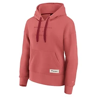 Women's Fanatics Red Washington Capitals Elements Future Ground Subtle Tonal Pullover Hoodie