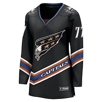 Maillot de joueur Breakaway Fanatics TJ Oshie noir Washington Capitals édition spéciale 2.0 pour femmes