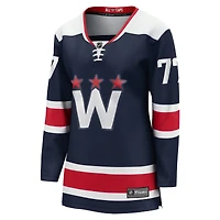 Fanatics TJ Oshie pour femmes, maillot de joueur alternatif Premier Breakaway des Capitals Washington, bleu marine