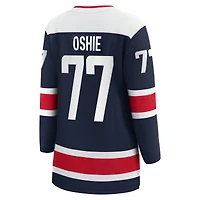 Fanatics TJ Oshie pour femmes, maillot de joueur alternatif Premier Breakaway des Capitals Washington, bleu marine