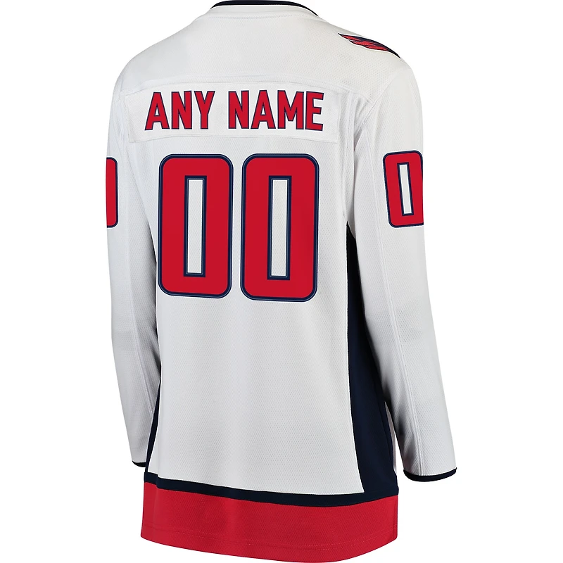 Women's Fanatics White Washington Capitals Breakaway - Custom Jersey