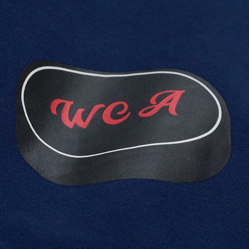 Sweat-shirt ras du cou Mitchell & Ness bleu marine Washington Capitals pour femme