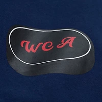 Sweat-shirt ras du cou Mitchell & Ness bleu marine Washington Capitals pour femme