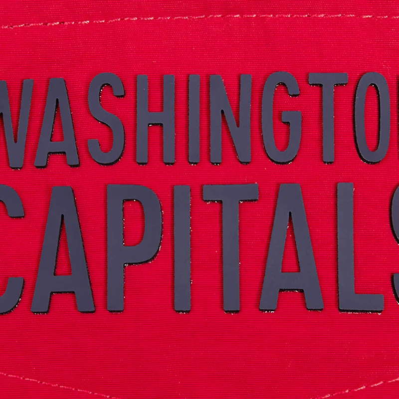 Coupe-vent court classique à demi-zip Pro Standard pour femmes, rouge des Washington Capitals
