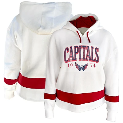 Women's Profile White Washington Capitals Plus Hoodie