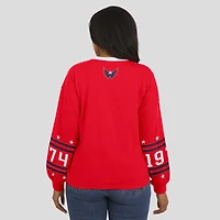 Women's WEAR by Erin Andrews Red Washington Capitals Long-Sleeve Sport T-Shirt