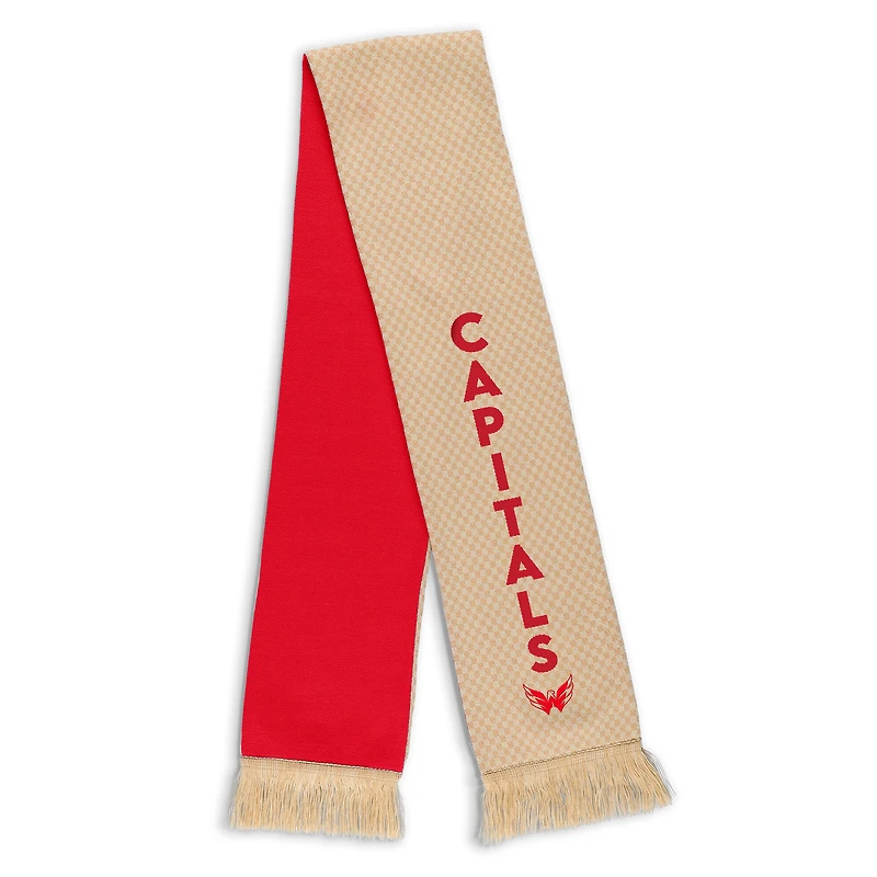 Women's WEAR by Erin Andrews Washington Capitals Tonal Microcheck Scarf & Glove Set